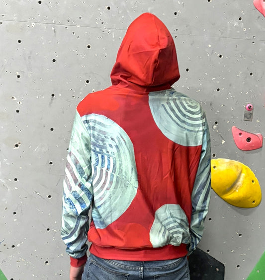 Unisex Hoodie - Red Circle